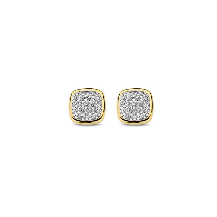 Brincos Zirconia Cushion