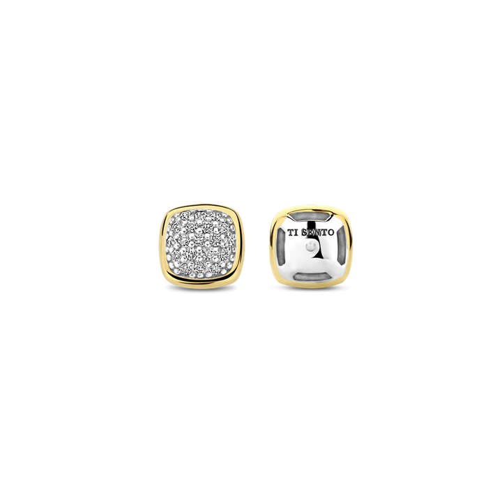 Brincos Zirconia Cushion