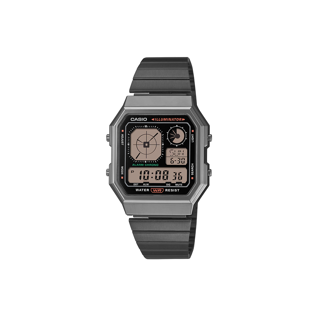 Vintage Edgy Gunmetal