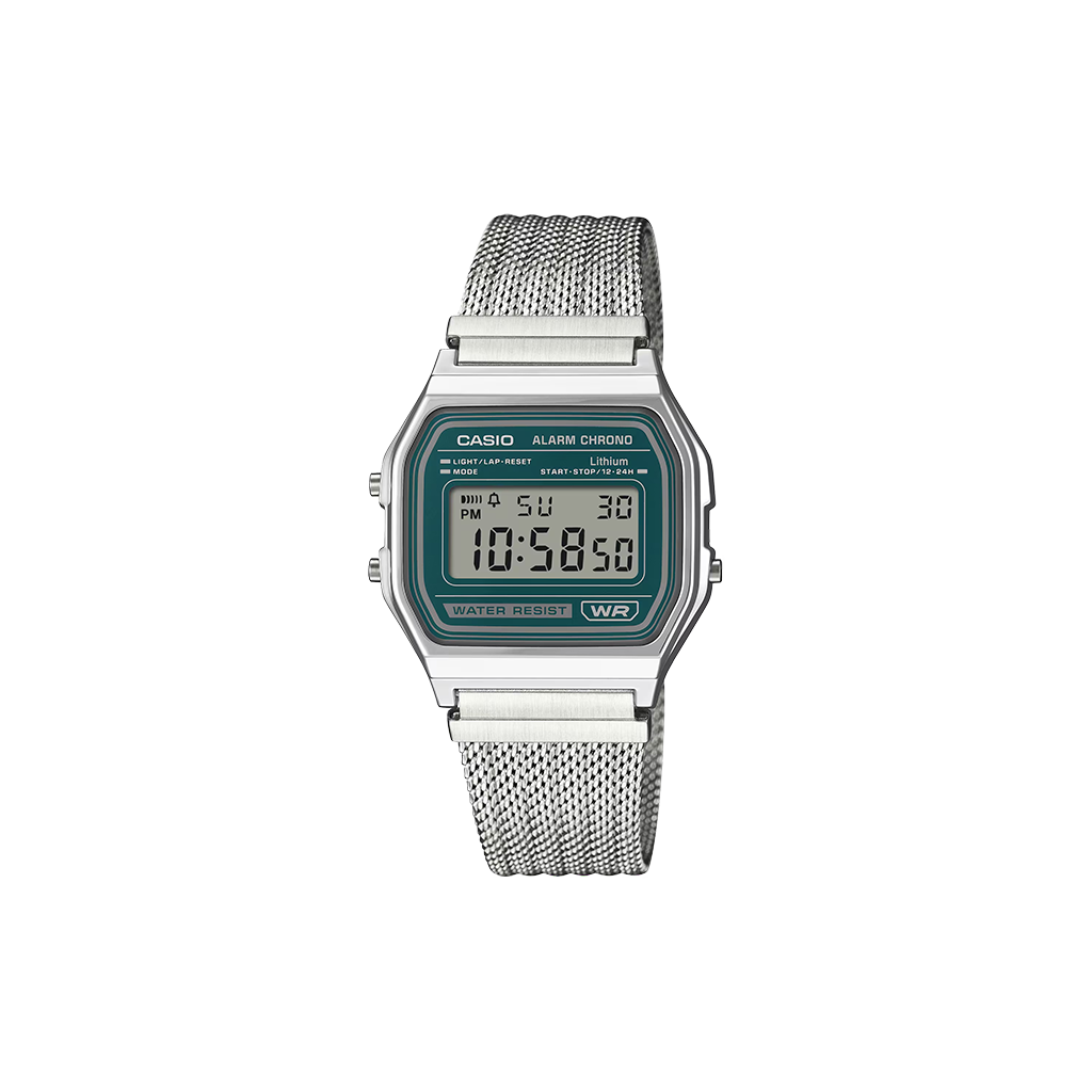 Vintage Iconic Silver-Teal