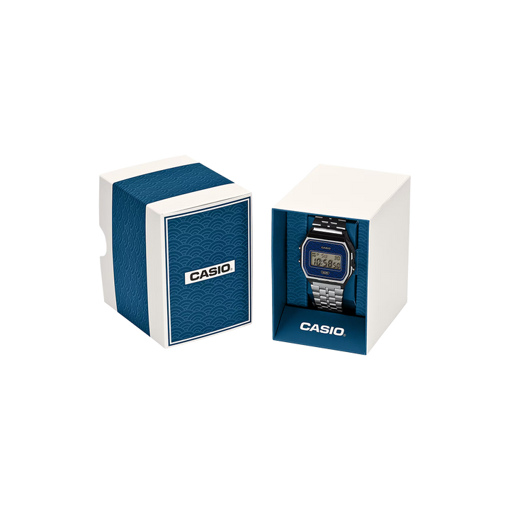 Vintage Iconic Silver-Blue