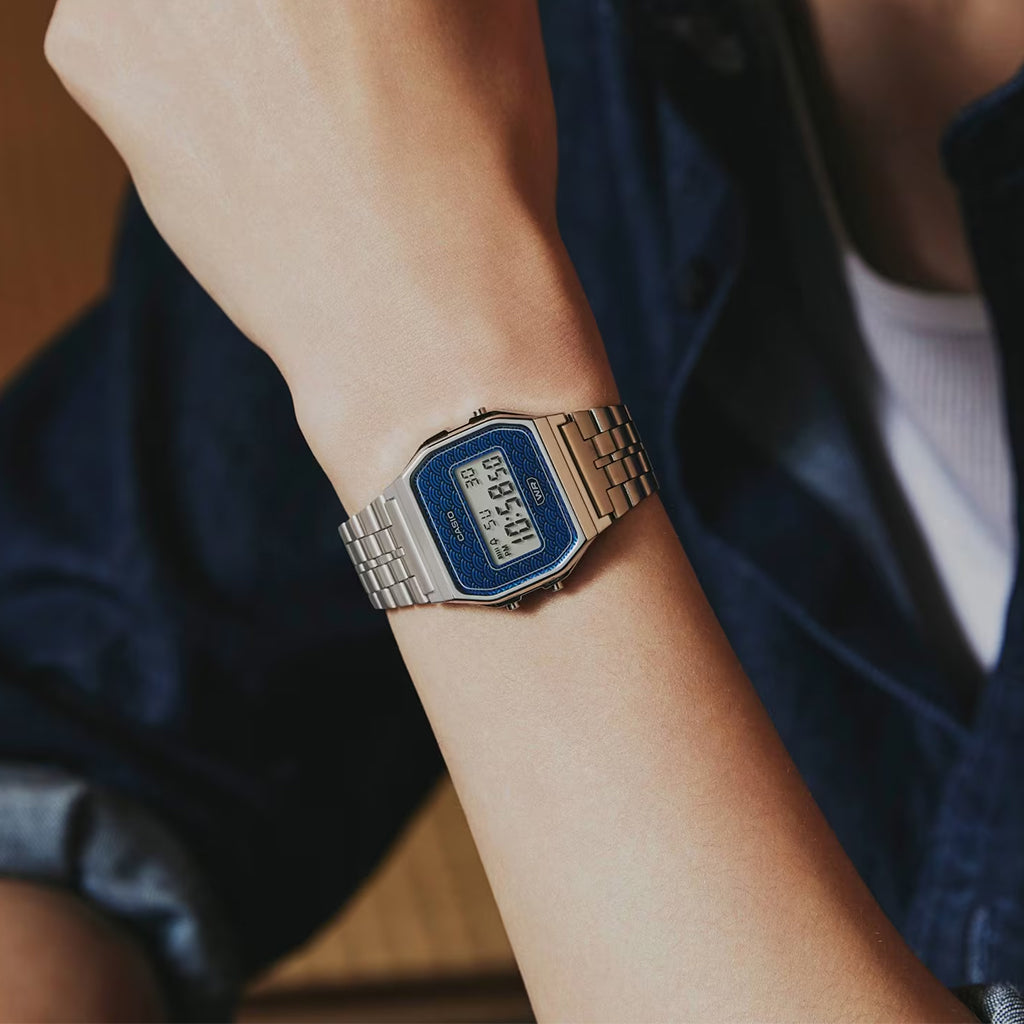 Vintage Iconic Silver-Blue