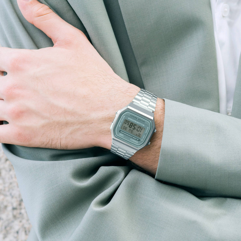 Vintage Iconic Silver-Khaki