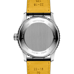 tampa relógio navitimer automatic pulseira e mostrador preto