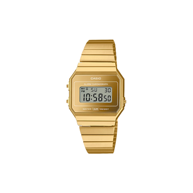 relógio casio vintage iconic totalmente dourado
