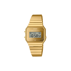 relógio casio vintage iconic totalmente dourado