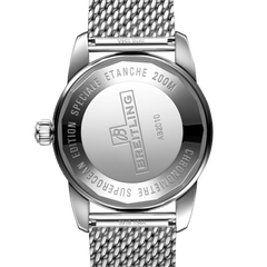 Tampa prateada do mostrador do relógio Superocean Heritage B20 Automatic prateado com mostrador verde