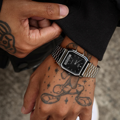 Vintage Edgy Silver-Black