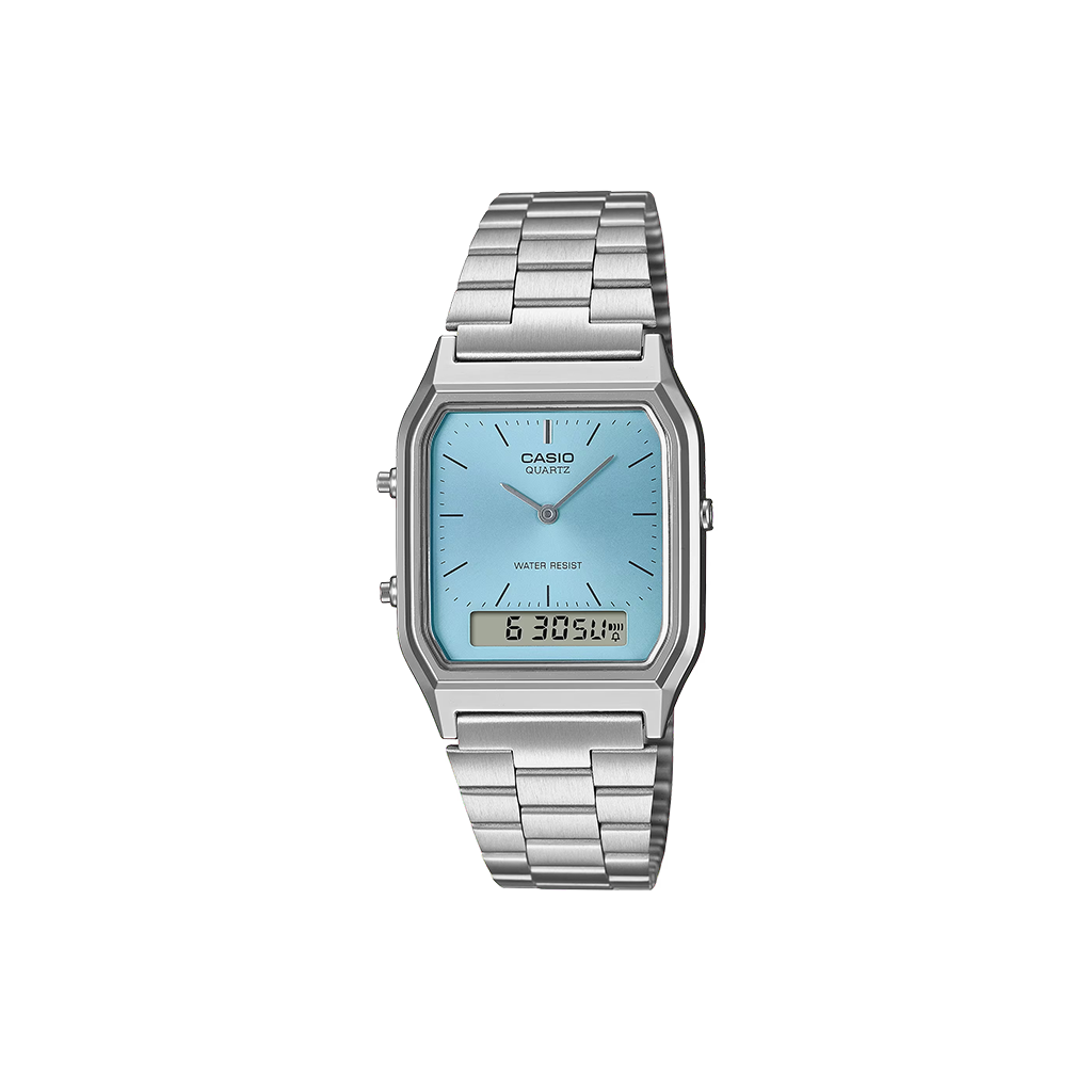 Vintage Edgy Silver-Blue