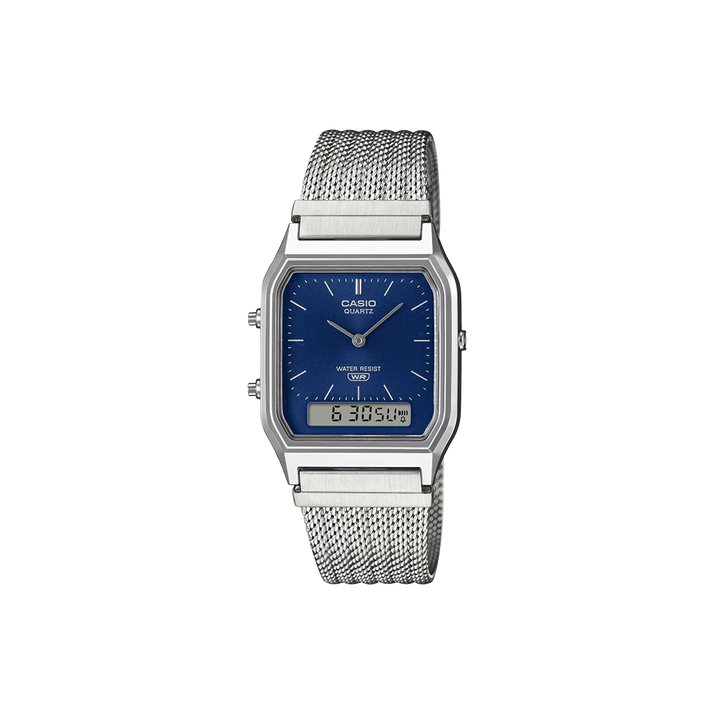 Vintage Edgy Silver-Blue