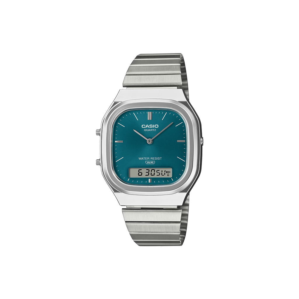 Vintage Edgy Silver-Blue