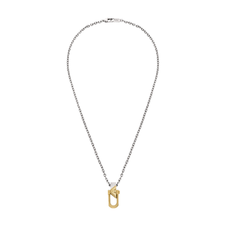 Colar Interlocking Couples Silver-Gold