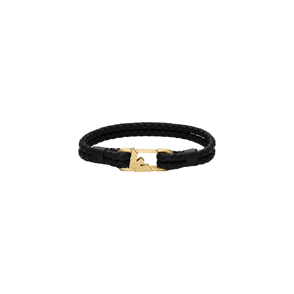 Pulseira Signature Link Black-Gold