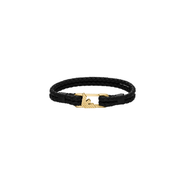 Pulseira Signature Link Black-Gold