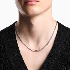 Colar Twisted Identity Silver