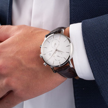 Park Hill Day-Date II Brown-White 43.5mm