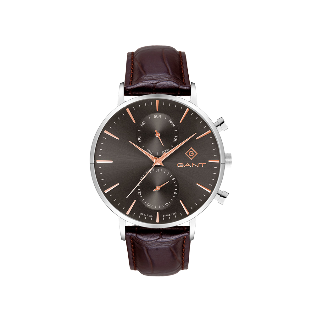 Park Hill Day-Date II Silver-Brown 43mm