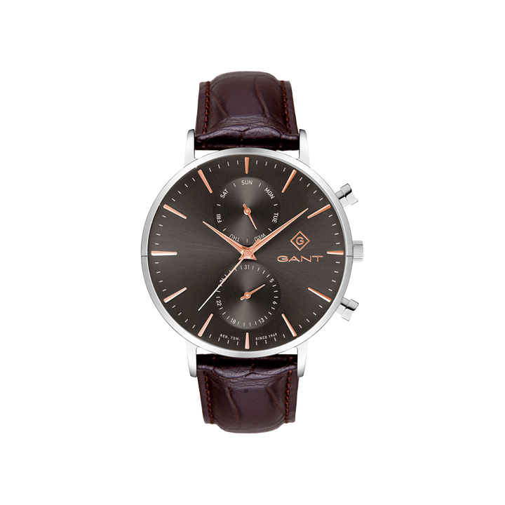 Park Hill Day-Date II Silver-Brown 43mm