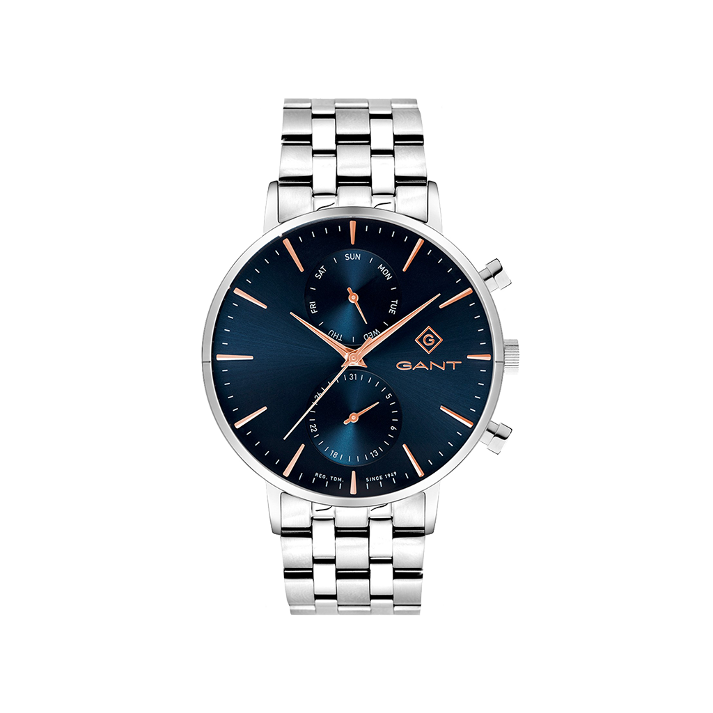 Park Hill Day-Date II Silver-Blue 43.5mm