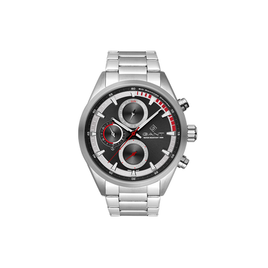 Atlantic City Silver-Gunmetal 44mm