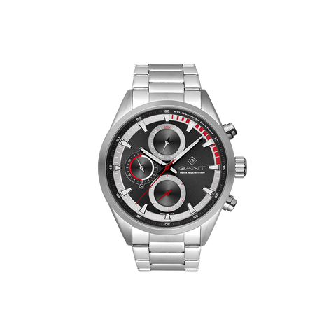 Atlantic City Silver-Gunmetal 44mm