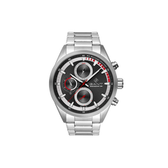 Atlantic City Silver-Gunmetal 44mm
