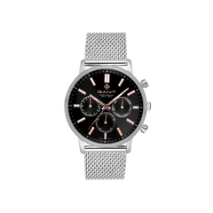 East Hill Day-Date Silver-Black 43mm