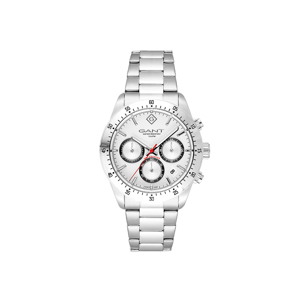 Greenfield Chronograph Silver-White 41mm