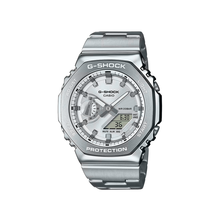 Relógio Casio G-Shock G-Steel totalmente prateado