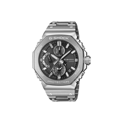 Relógio Casio G-Shock Classic totalmente prateado e mostrador preto