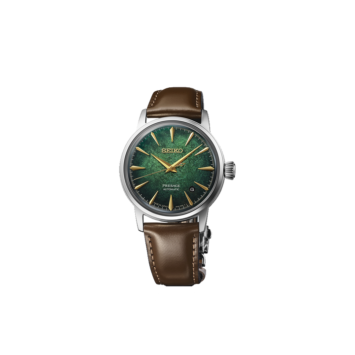 Presage Cocktail Time Mint Mist Brown Green 38.5mm