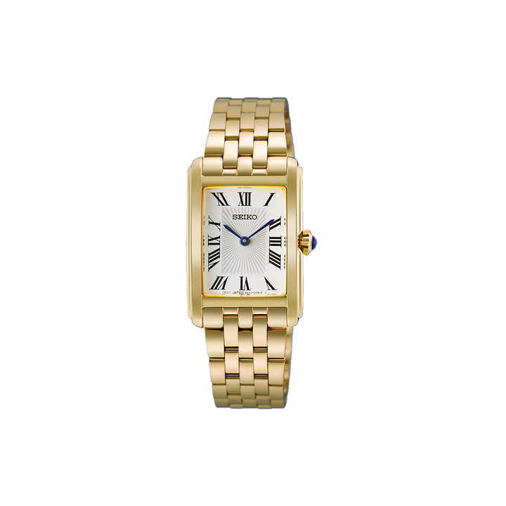 Ladies Gold White 22.2mm