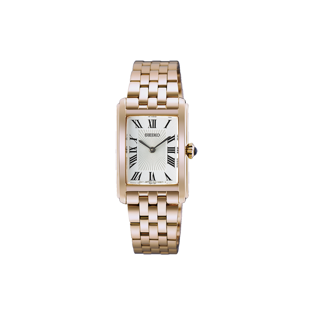 Ladies RoseGold White 22.2mm
