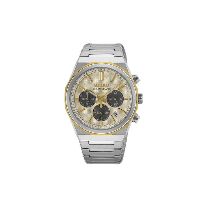 Neo Classic Cronograph Silver Yellow 40mm