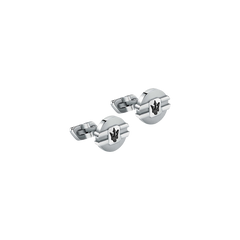 Botões de Punho Maserati Silver-Black