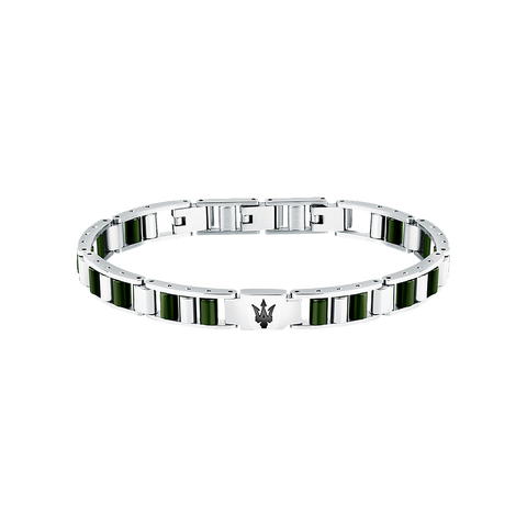 Pulseira Ceramic Silver-Green
