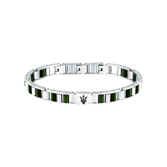 Pulseira Ceramic Silver-Green