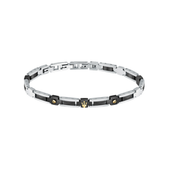 Pulseira Ceramic Silver-Black