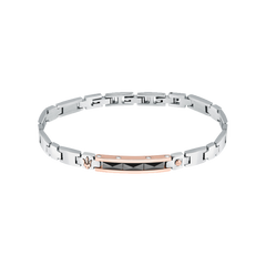 Pulseira Ceramic Silver Dual-Tone