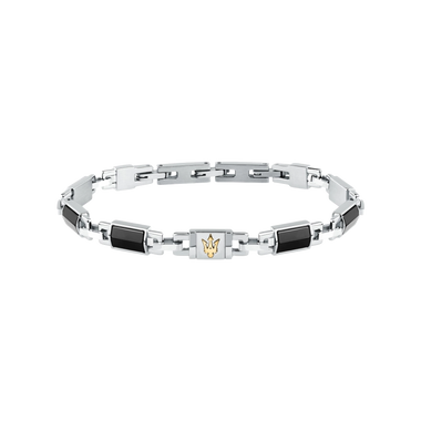 Pulseira Ceramic Silver-Black