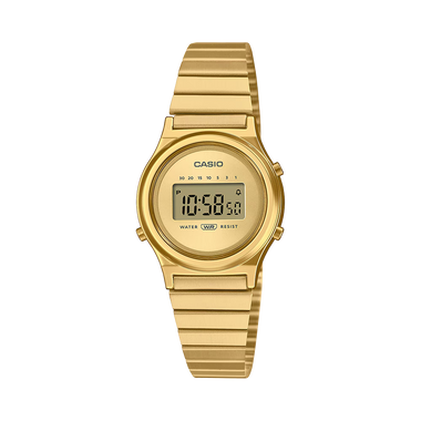 Vintage Mini redondo totalmente dourado