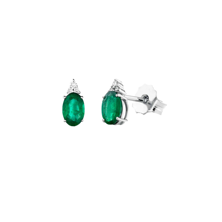 Brincos Emerald Diamantes