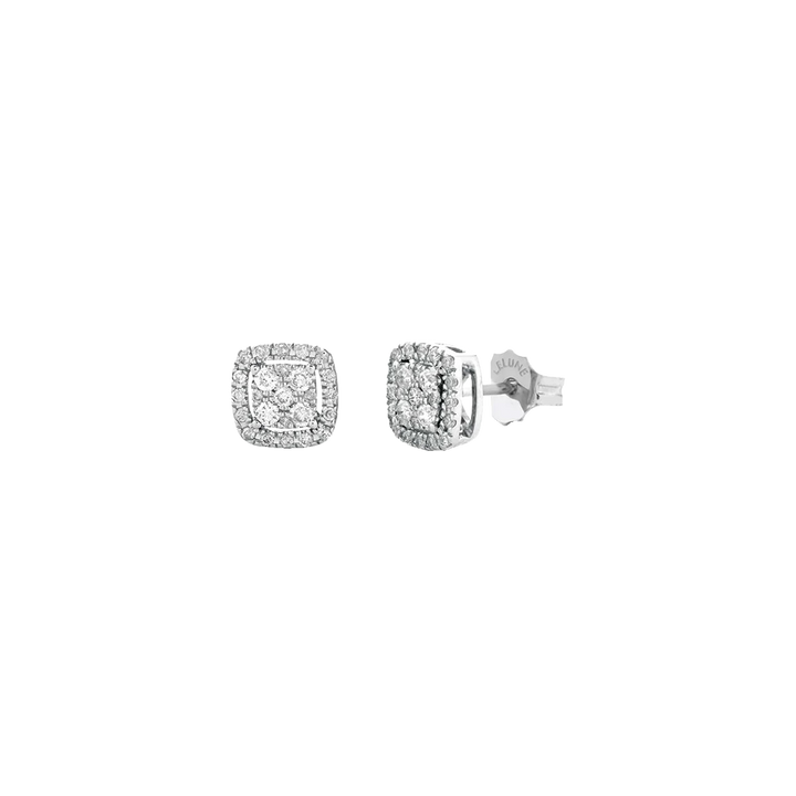 Brincos Quadra Diamantes