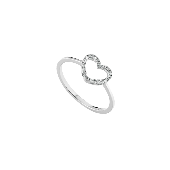 Anel Heart Diamantes