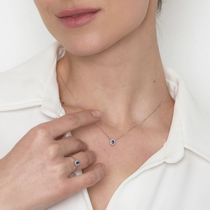 Anel Sapphire Diamantes