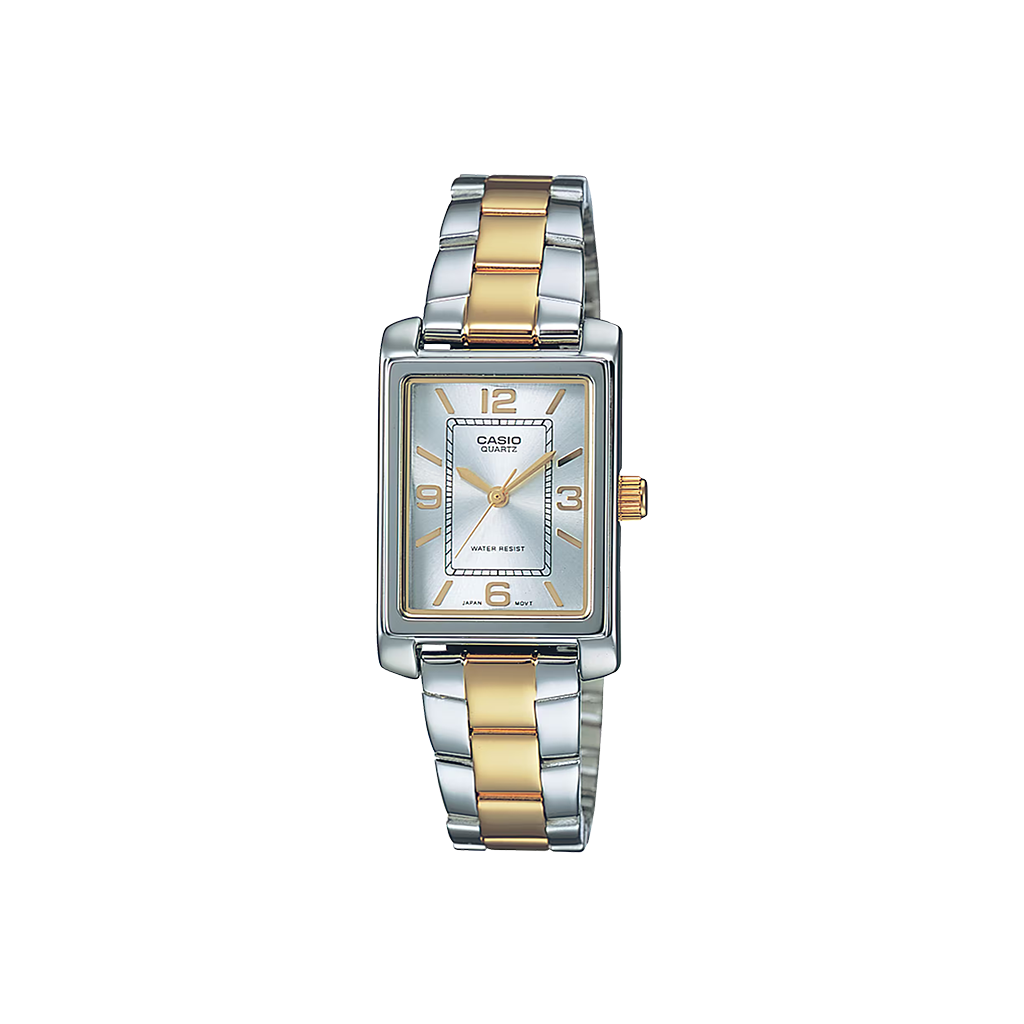 Timeless dourado e prateado com mostrador prateado