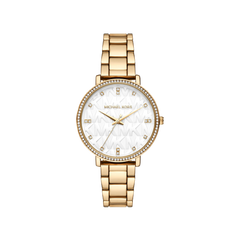 Pyper Logo White and Gold-Tone