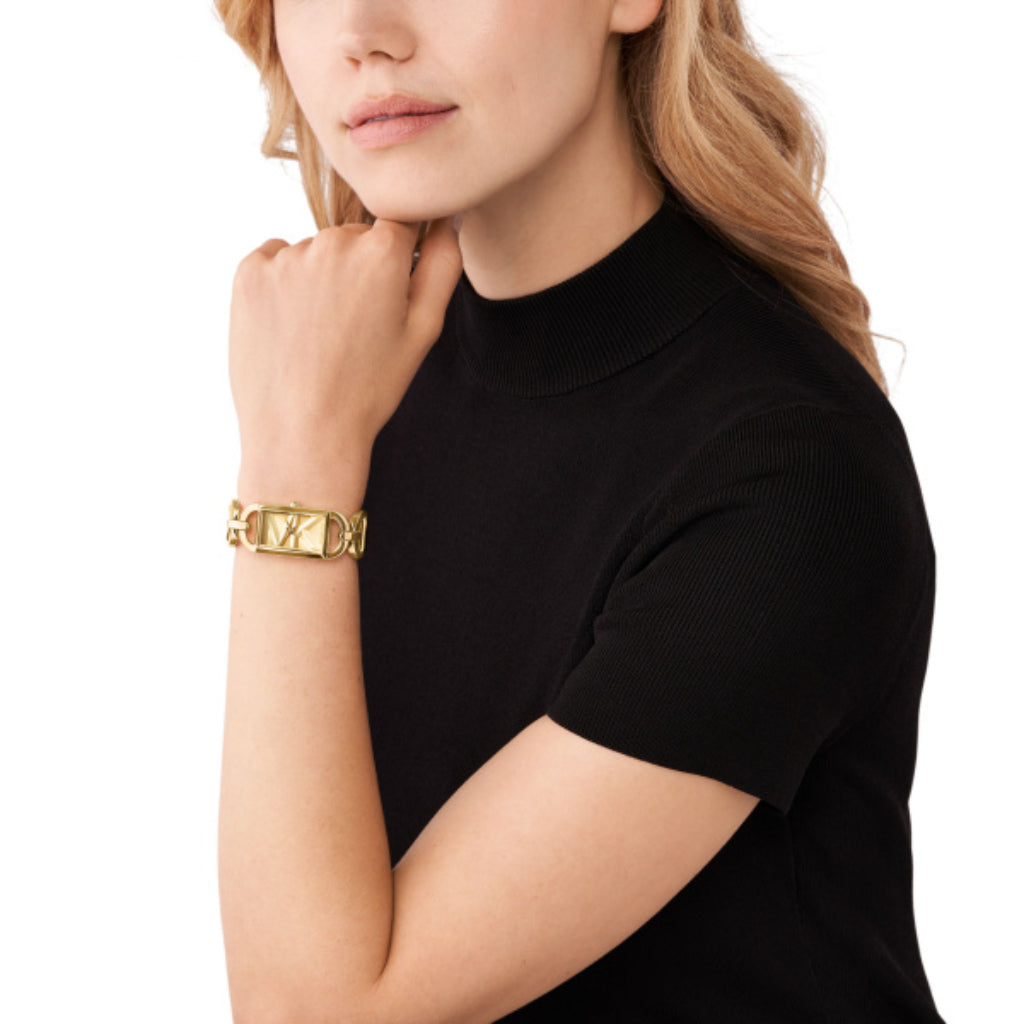 Mini Empire Logo Gold-Tone