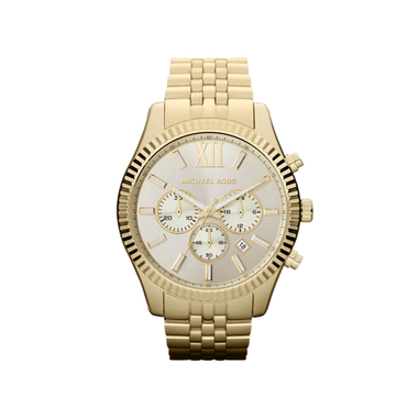 Relógio Michael Kors Lexington totalmente dourado
