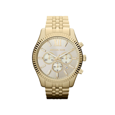 Relógio Michael Kors Lexington totalmente dourado